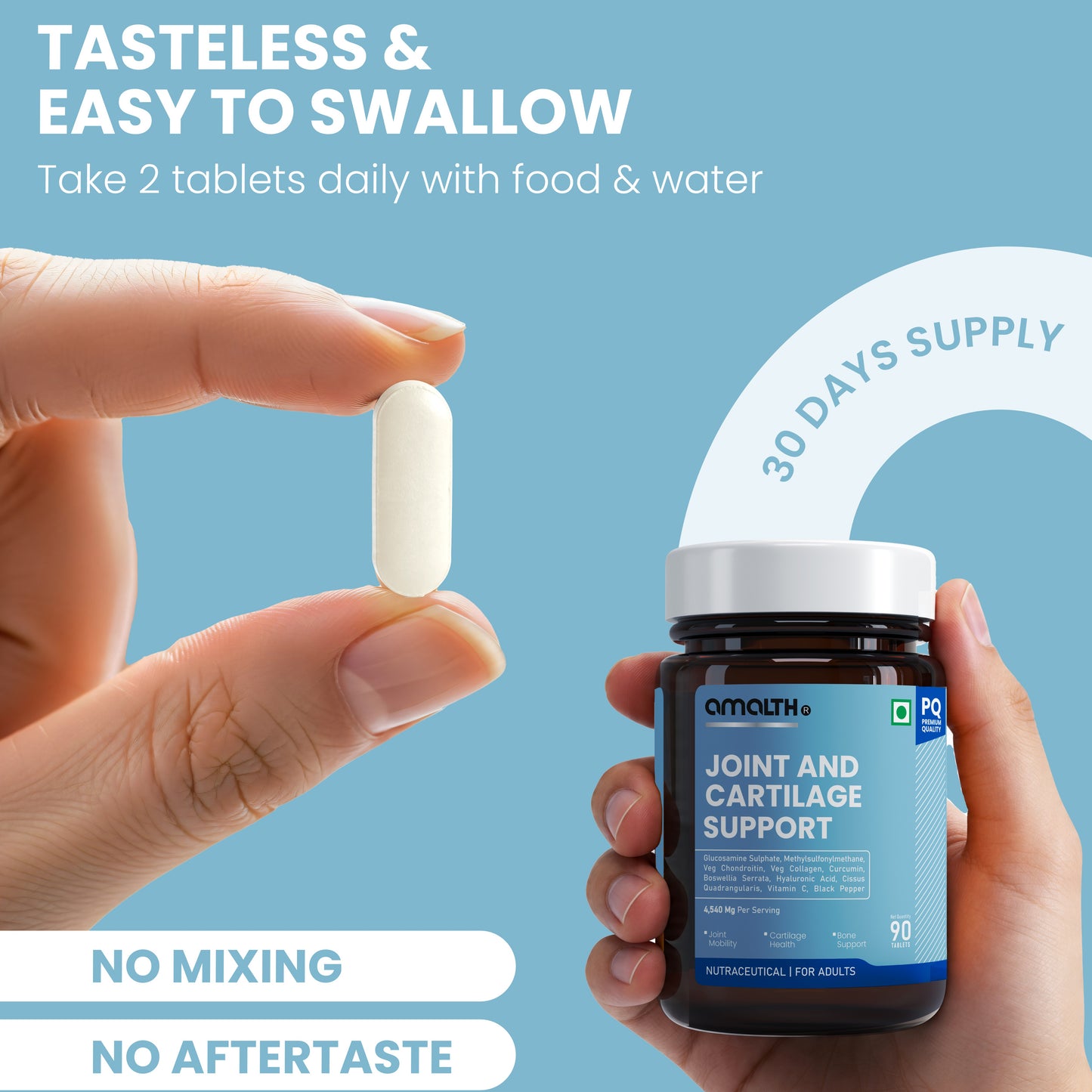 Glucosamine Chondroitin & MSM 5605mg | 10-in-1 Joint & Cartilage Support Supplement | With Boswellia, Collagen, Turmeric & Vitamin D3 | 120 Veg Capsules | Non-GMO, Gluten-Free
