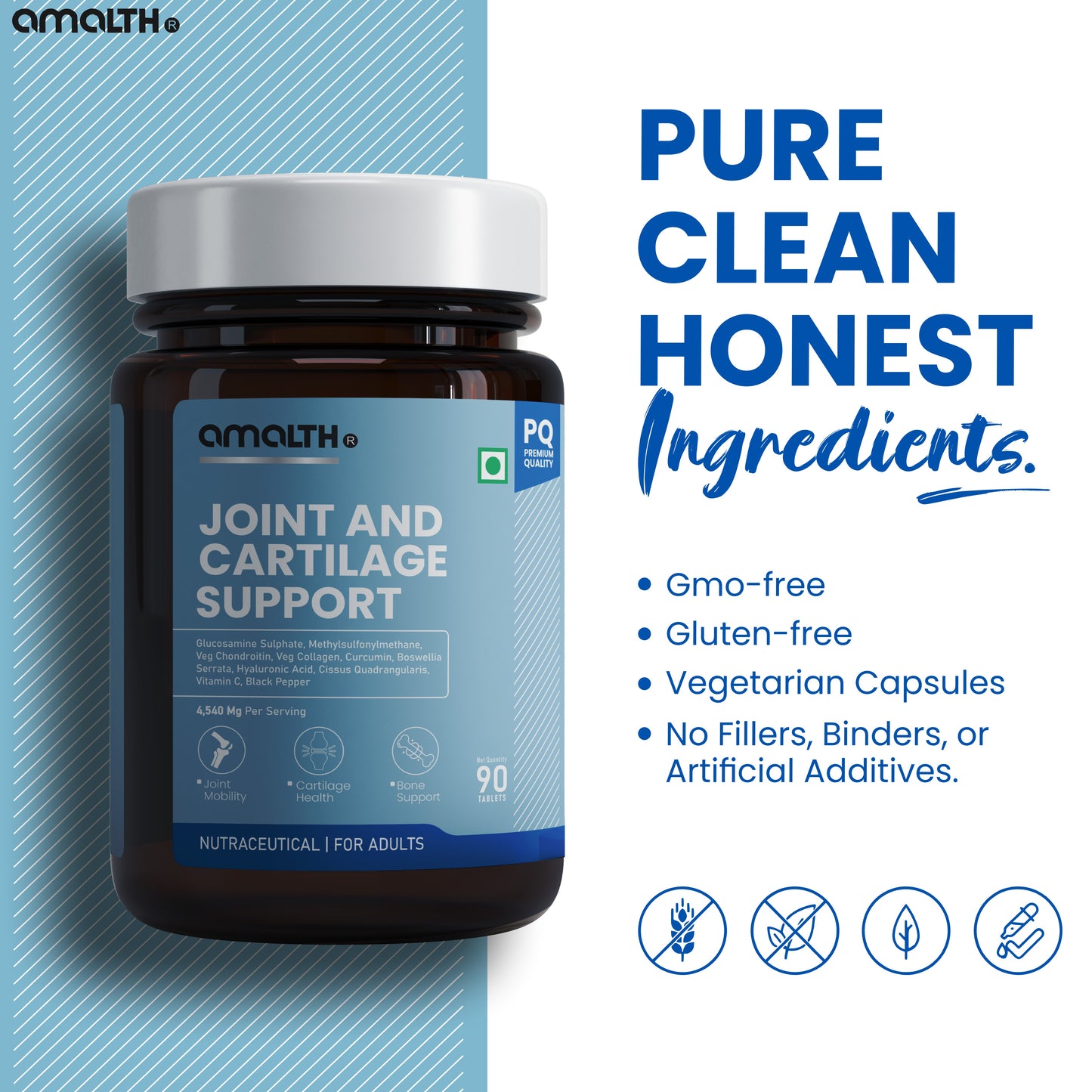 Amalth Glucosamine Chondroitin 90 tablets buy online India