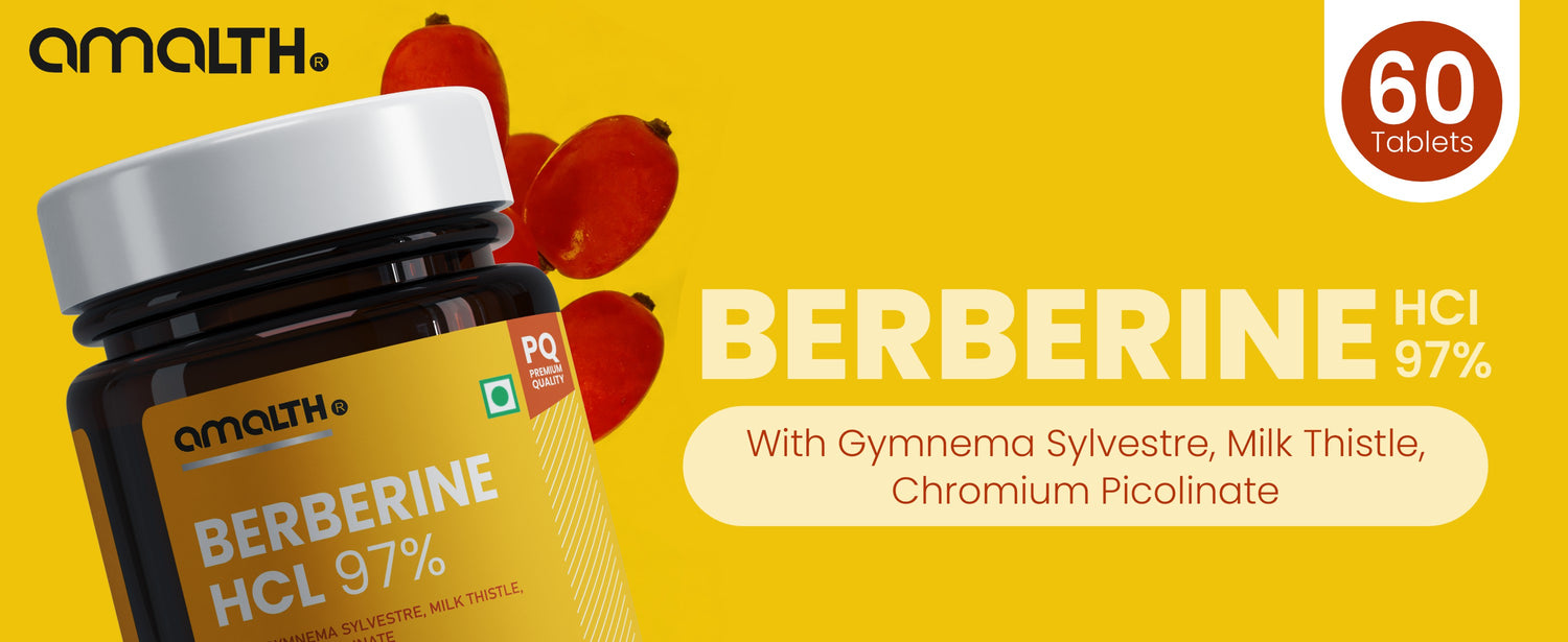 Amalth Berberine HCL 97% A+ product overview metabolic support India