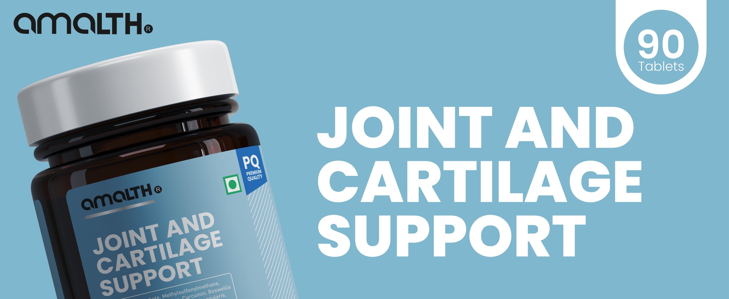 Amalth Glucosamine Chondroitin MSM joint support A+ overview India