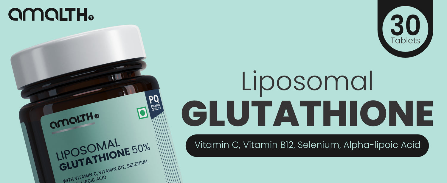 Amalth Liposomal Glutathione A+ skin radiance antioxidant overview India
