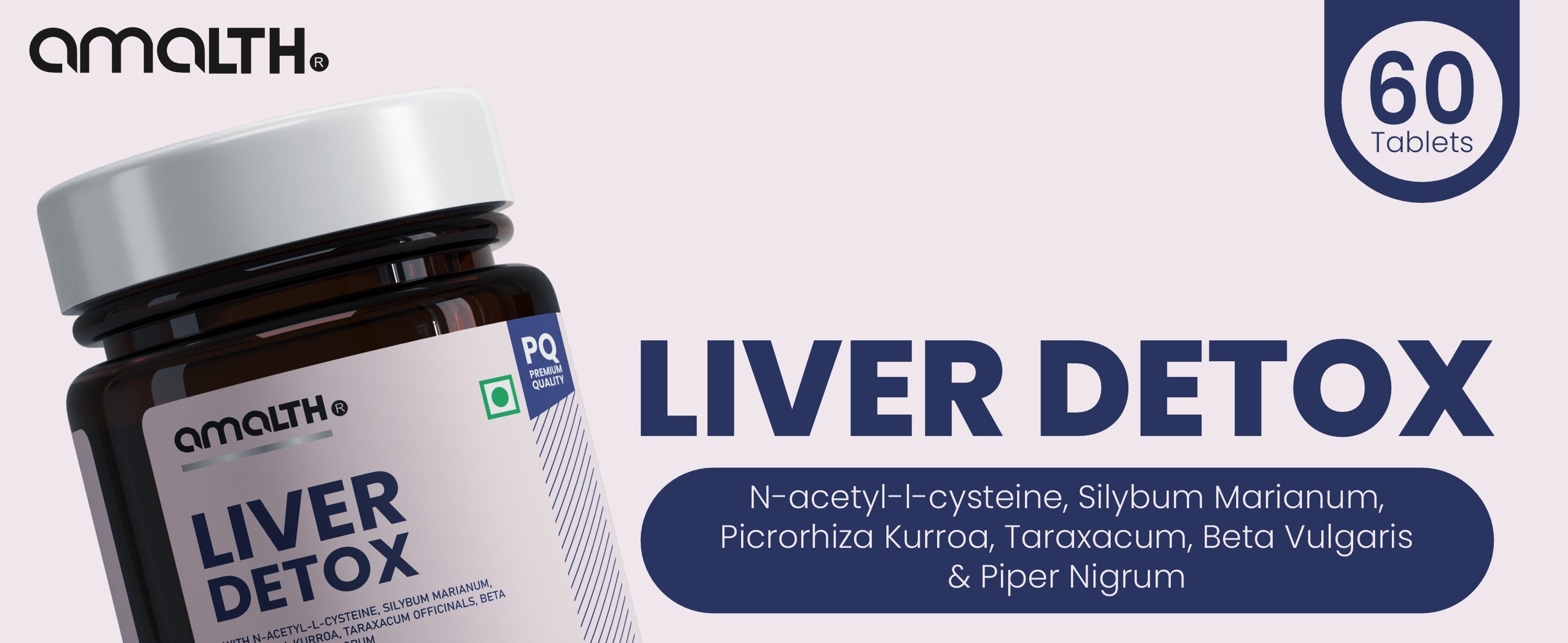 Amalth Liver Detox NAC A+ product overview liver wellness India