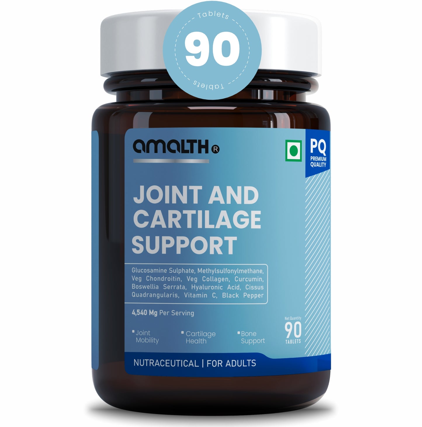 Glucosamine Chondroitin & MSM 5605mg | 10-in-1 Joint & Cartilage Support Supplement | With Boswellia, Collagen, Turmeric & Vitamin D3 | 120 Veg Capsules | Non-GMO, Gluten-Free