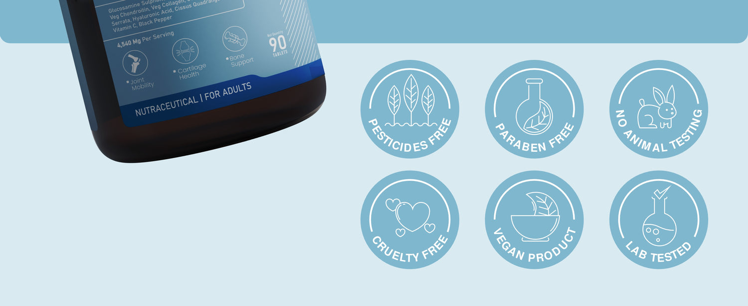 Glucosamine MSM Chondroitin 6-in-1 formula key ingredients Amalth