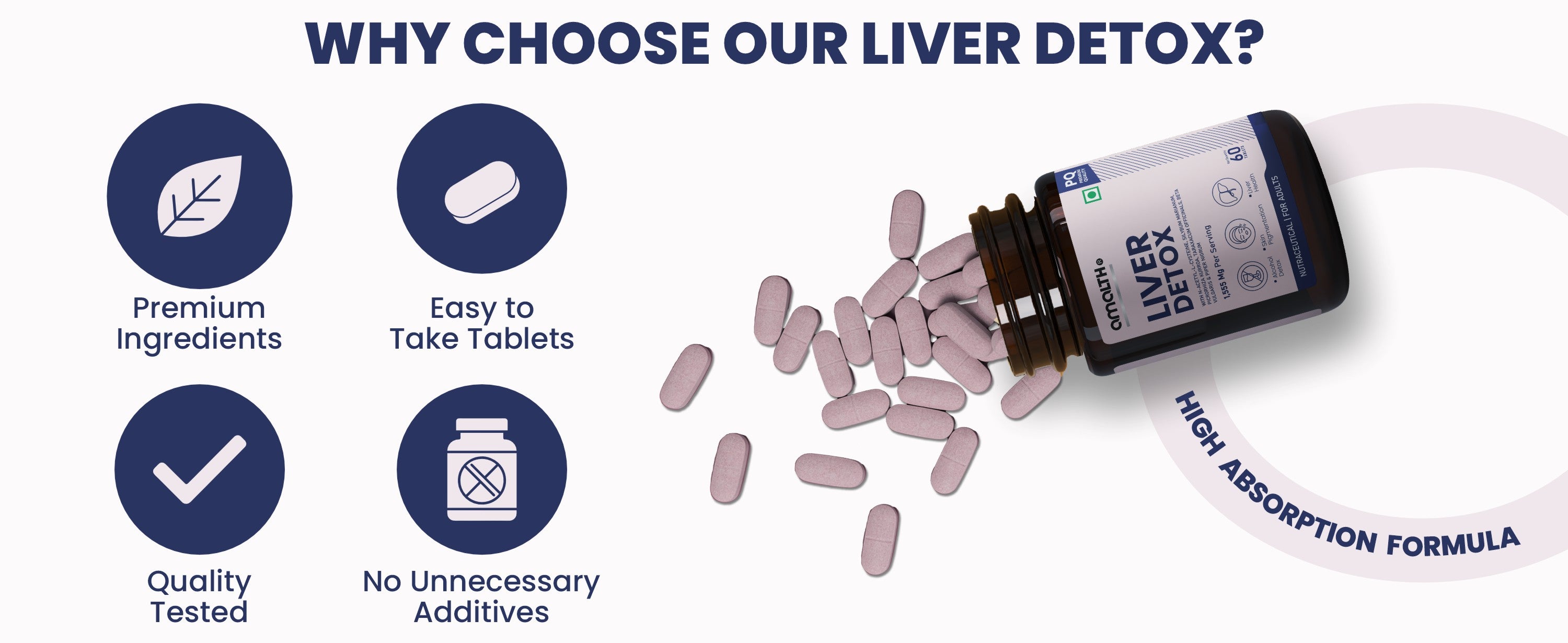 Liver detox supplement benefits cleanse antioxidant Amalth India