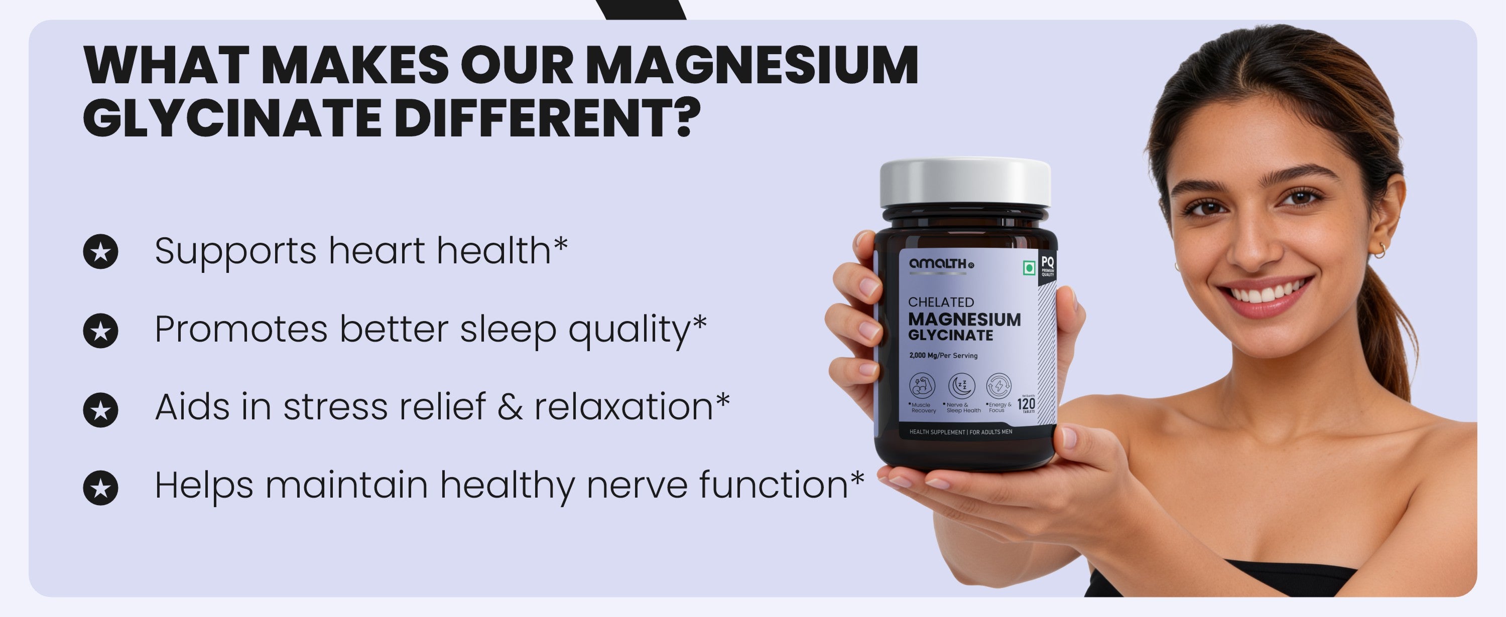 Magnesium Glycinate how it works GABA sleep support Amalth