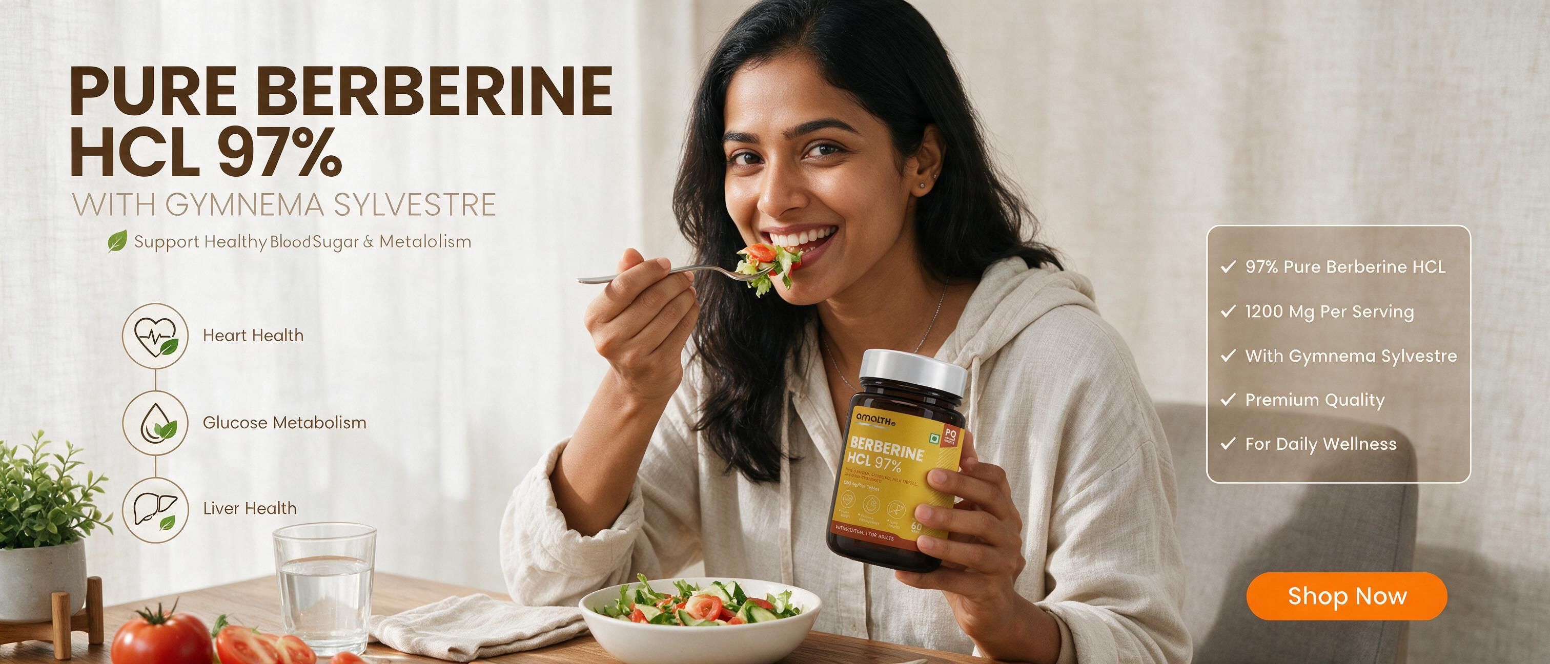 Amalth Berberine HCL 60 tablets buy online India