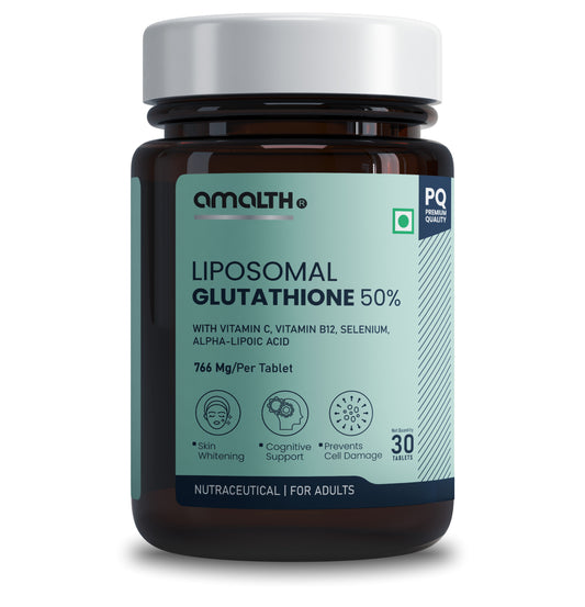Amalth Liposomal Glutathione 50% 766mg skin whitening supplement India