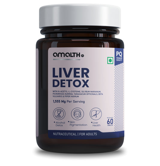 Amalth Liver Detox supplement NAC 1228mg 60 tablets India